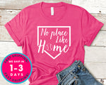 No Place Like Home Baseball Base T-Shirt - Sports Shirt