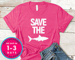 Save The Sharks Shark Lover T-Shirt - Animals Shirt