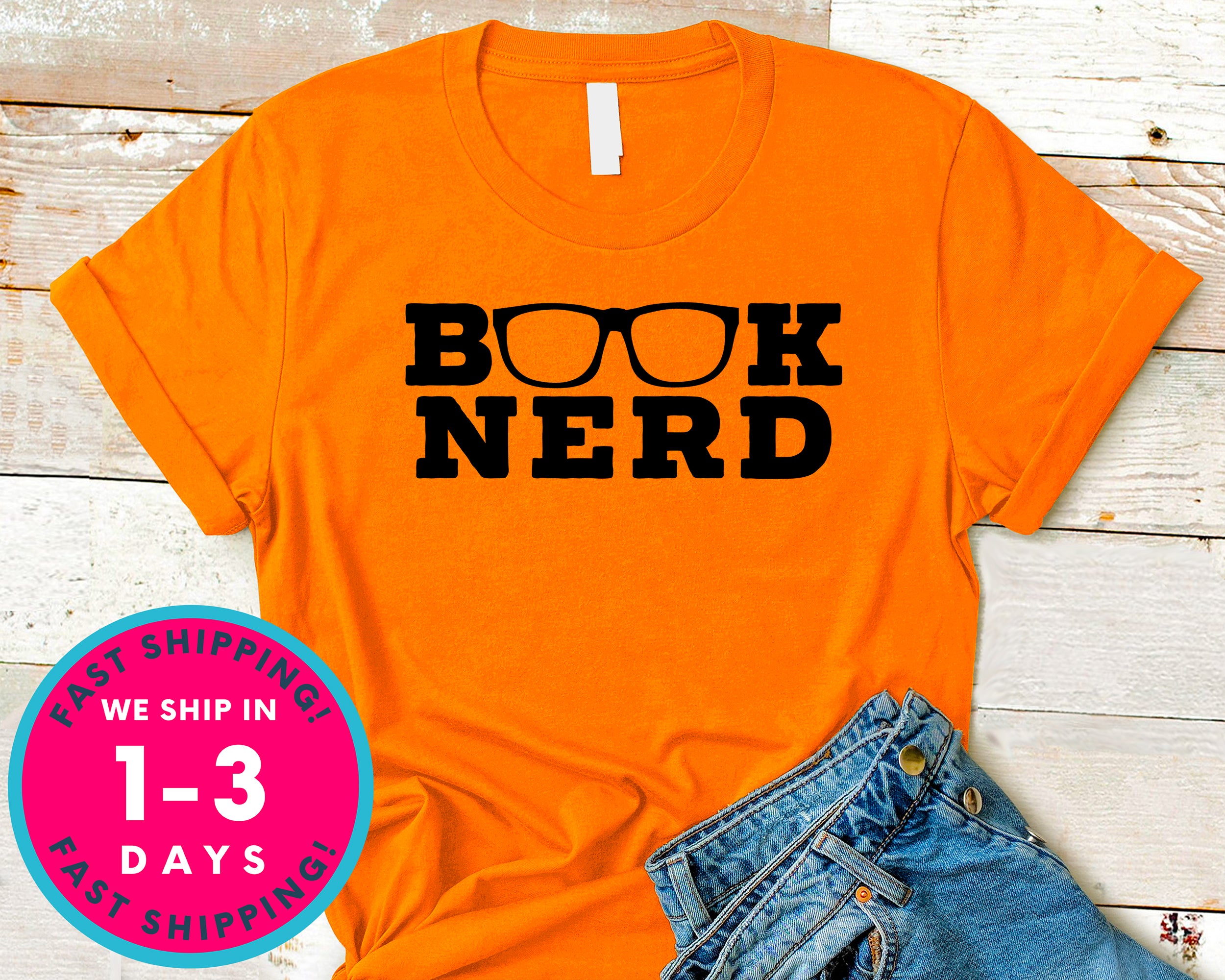 Geek Book Nerd T-Shirt - Funny Humor Shirt