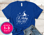 Witchy Mama Witch Cute T-Shirt - Halloween Horror Scary Shirt