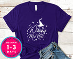 Witchy Mama Witch Cute T-Shirt - Halloween Horror Scary Shirt
