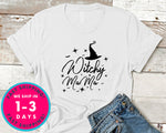 Witchy Mama Witch Cute T-Shirt - Halloween Horror Scary Shirt