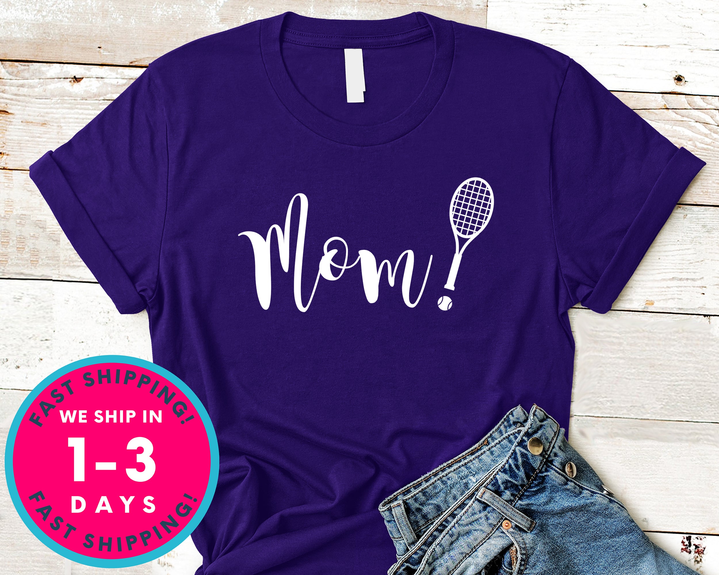 Women Tennis Mom Shirt T-Shirt - Sports Shirt