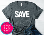 Shark Team Save The Shark T-Shirt - Animals Shirt