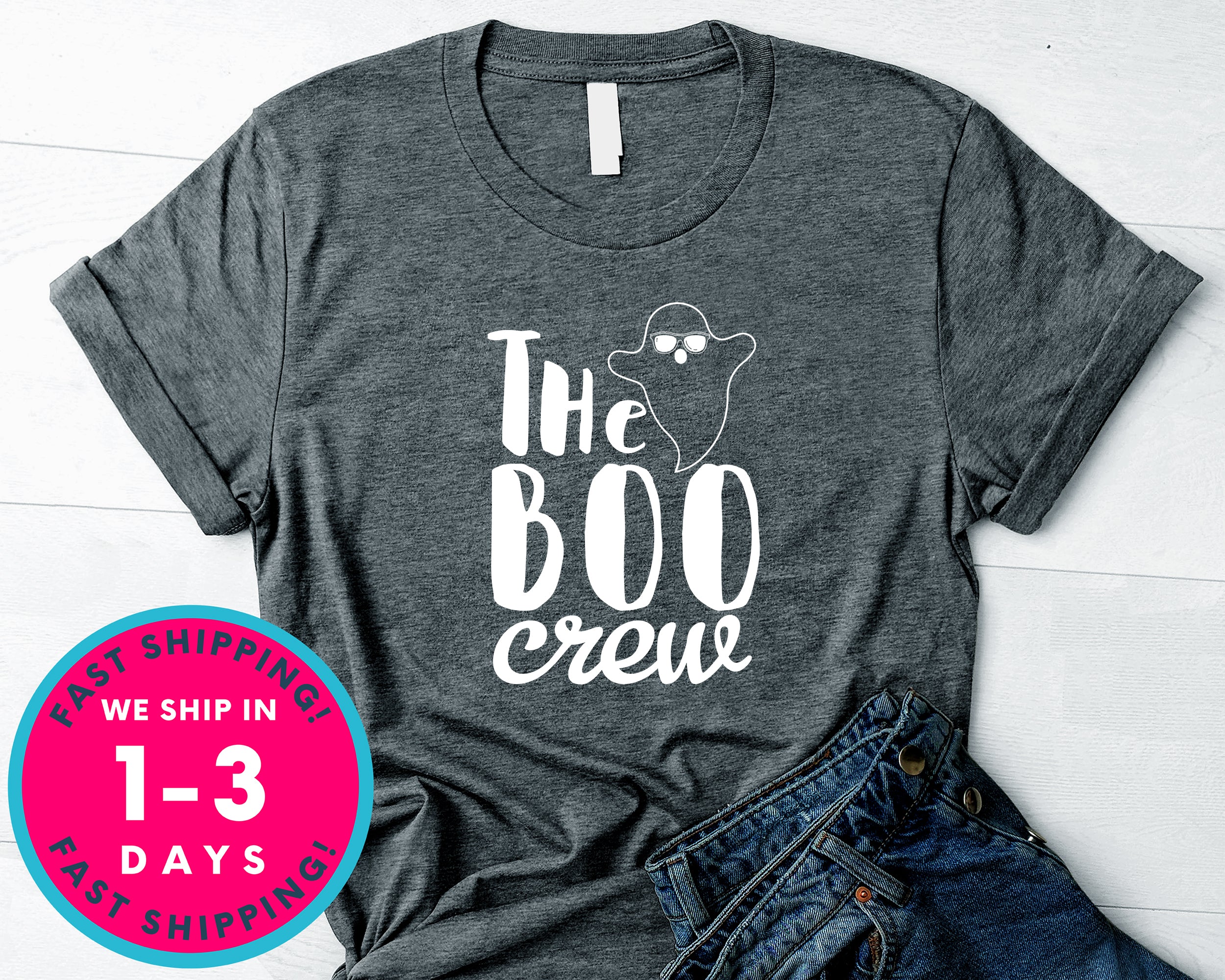 The Boo Crew T-Shirt - Halloween Horror Scary Shirt