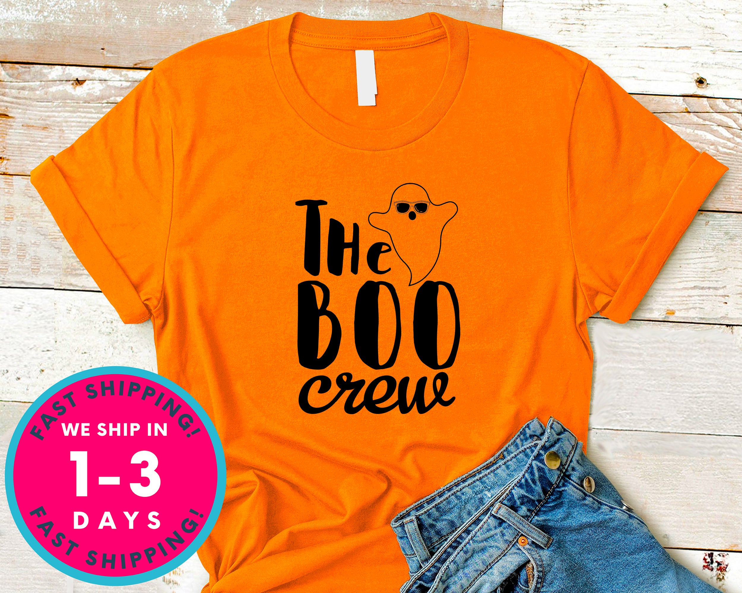 The Boo Crew T-Shirt - Halloween Horror Scary Shirt
