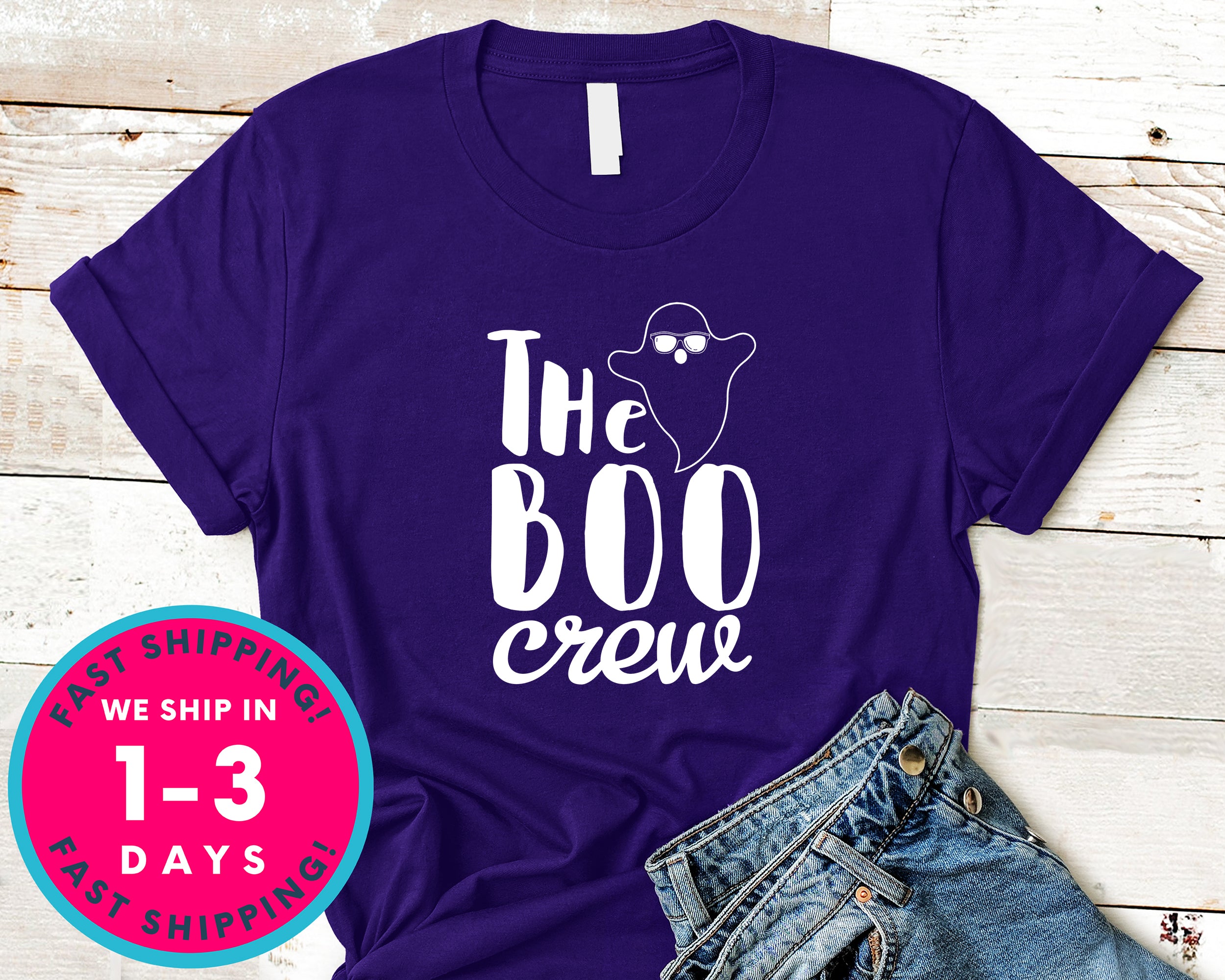 The Boo Crew T-Shirt - Halloween Horror Scary Shirt
