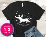 Dashing Through The Snow T-Shirt - Christmas Shirt