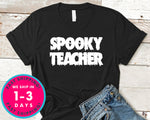 Spooky Teacher T-Shirt - Halloween Horror Scary Shirt