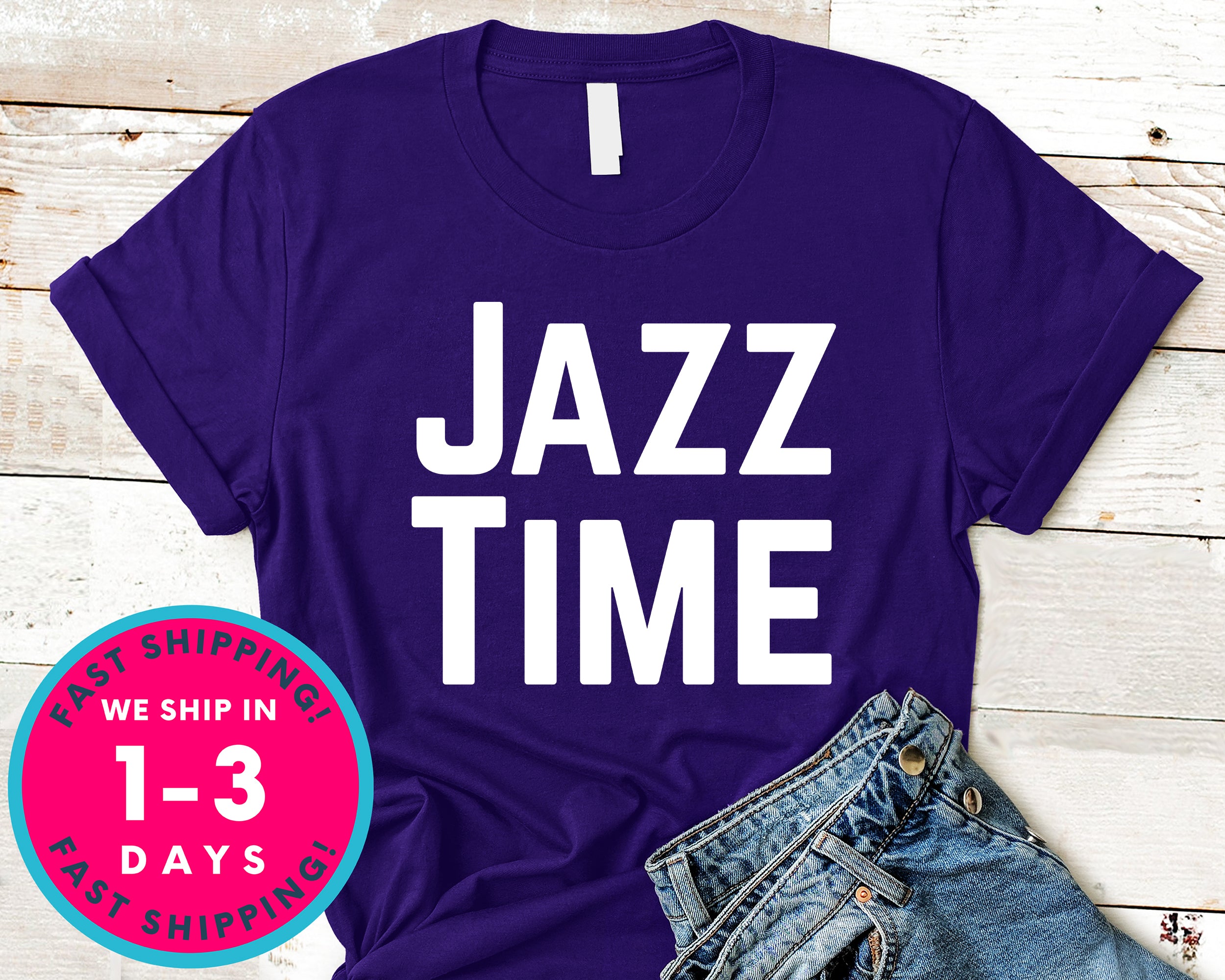 Jazz Time T-Shirt - Jazz Music