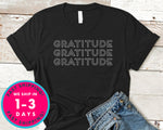 Gratitude T-Shirt - Autmn Fall Thanksgiving Shirt