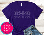 Gratitude T-Shirt - Autmn Fall Thanksgiving Shirt