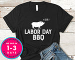 Labor Day Barbeque Bbq Oink T-Shirt - Labor Day Shirt