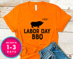 Labor Day Barbeque Bbq Oink T-Shirt - Labor Day Shirt