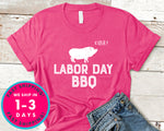 Labor Day Barbeque Bbq Oink T-Shirt - Labor Day Shirt