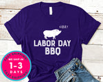 Labor Day Barbeque Bbq Oink T-Shirt - Labor Day Shirt