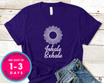 Inhale Exhale Women Tee T-Shirt - Yoga Zen Shirt