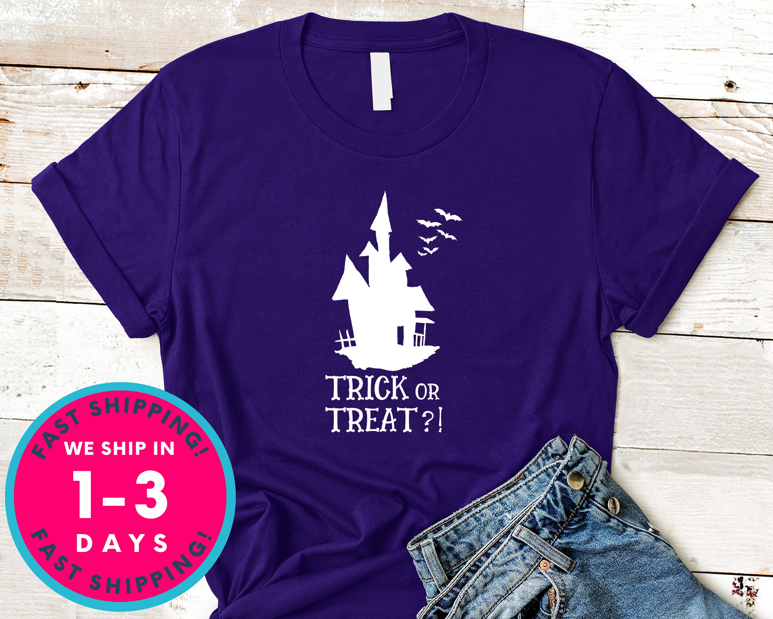 Trick Or Treat T-Shirt - Halloween Horror Scary Shirt