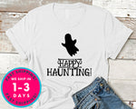 Happy Haunting T-Shirt - Halloween Horror Scary Shirt