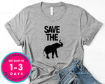 Elephant Lover Save The Elephants T-Shirt - Animals Shirt