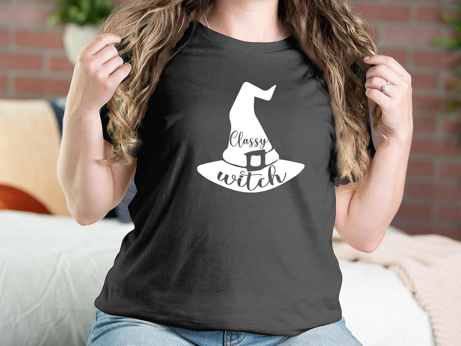 Classy Witch Halloween T-shirts