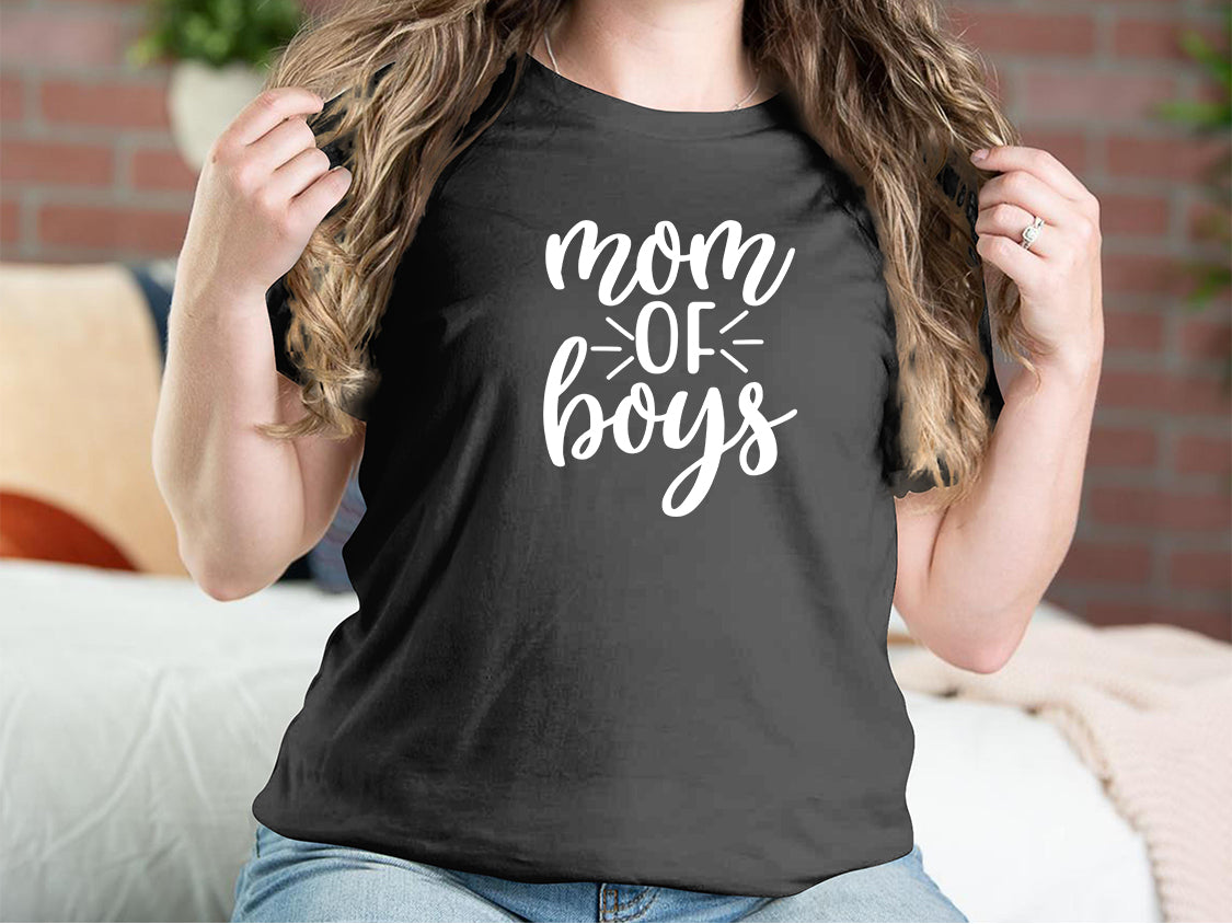 Mom Of Boys Mother T-shirts