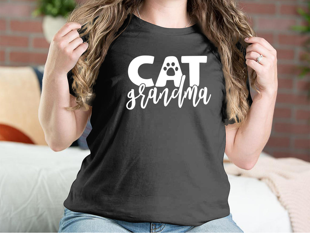Cat Grandma Mother T-shirts
