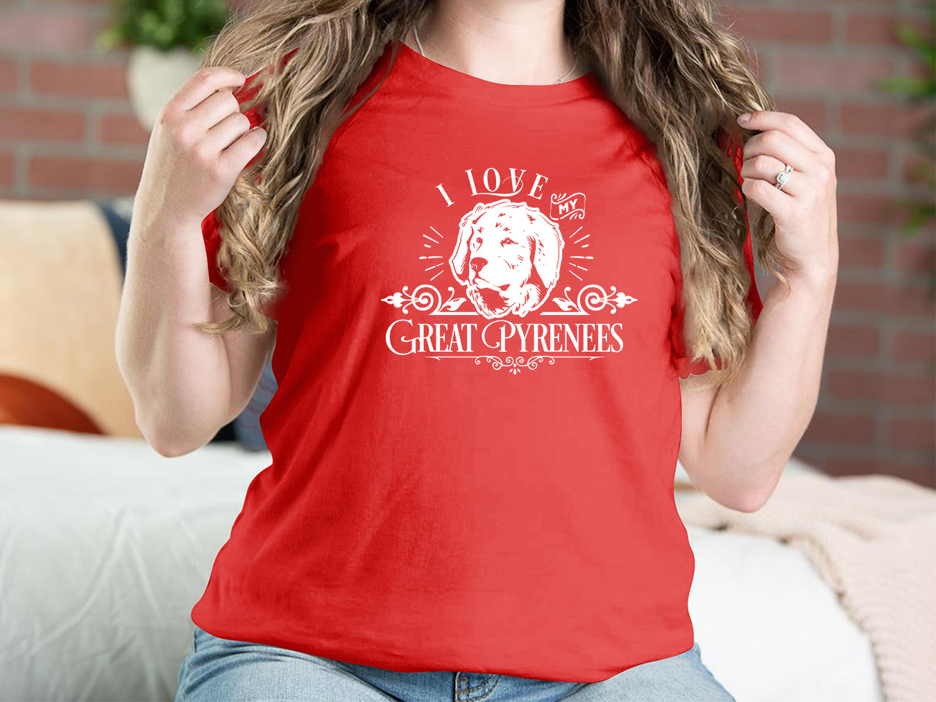 I Love My Great Pyrenees Dog T-shirts