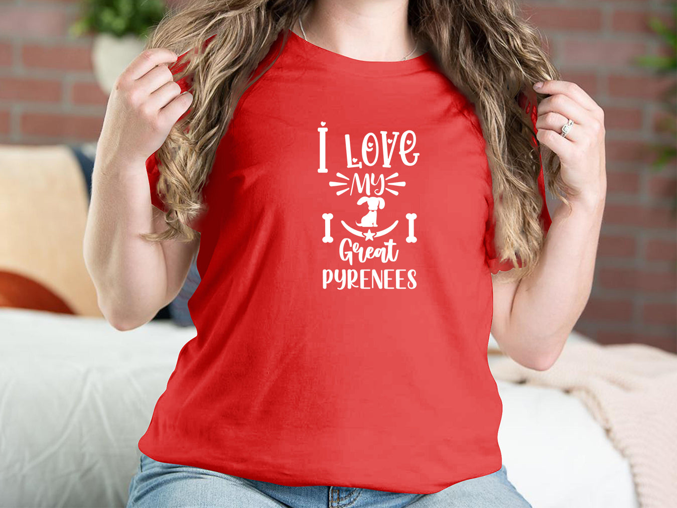 I Love My Great Pyrenees Dog T-shirts