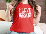 I Love My Poodle Dog T-shirts