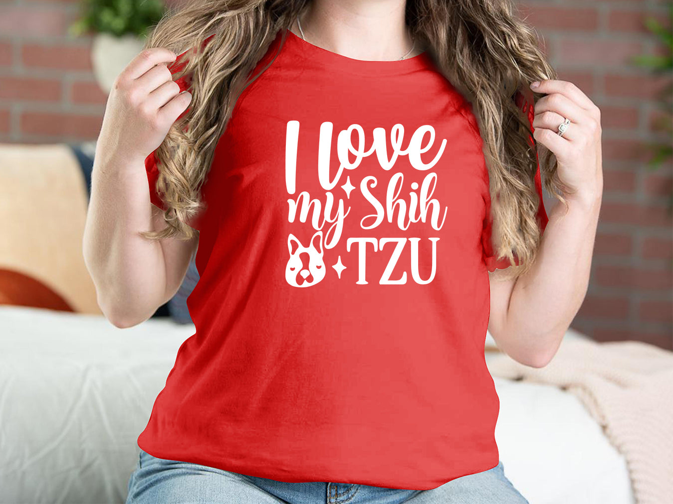 I Love My Shih Tzu Dog T-shirts