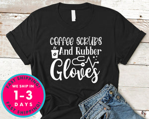 Coffee Scrubs And Rubber Gloves