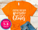 Coffee Scrubs And Rubber Gloves