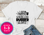 Coffee Scrubs And Rubber Gloves