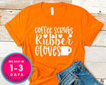 Coffee Scrubs Rubber Gloves