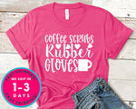 Coffee Scrubs Rubber Gloves