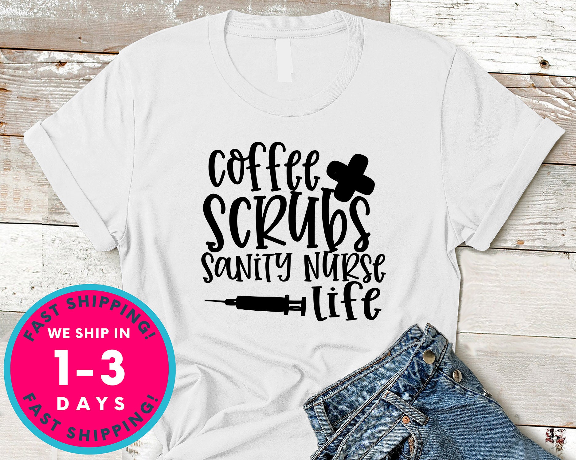 Coffee Scrubs Sanity Nurse Life