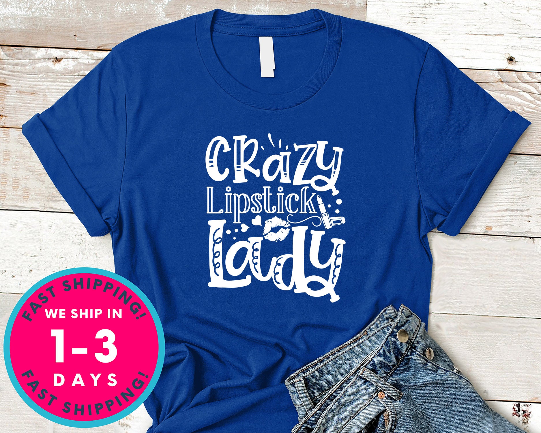 Crazy Lipstick Lady