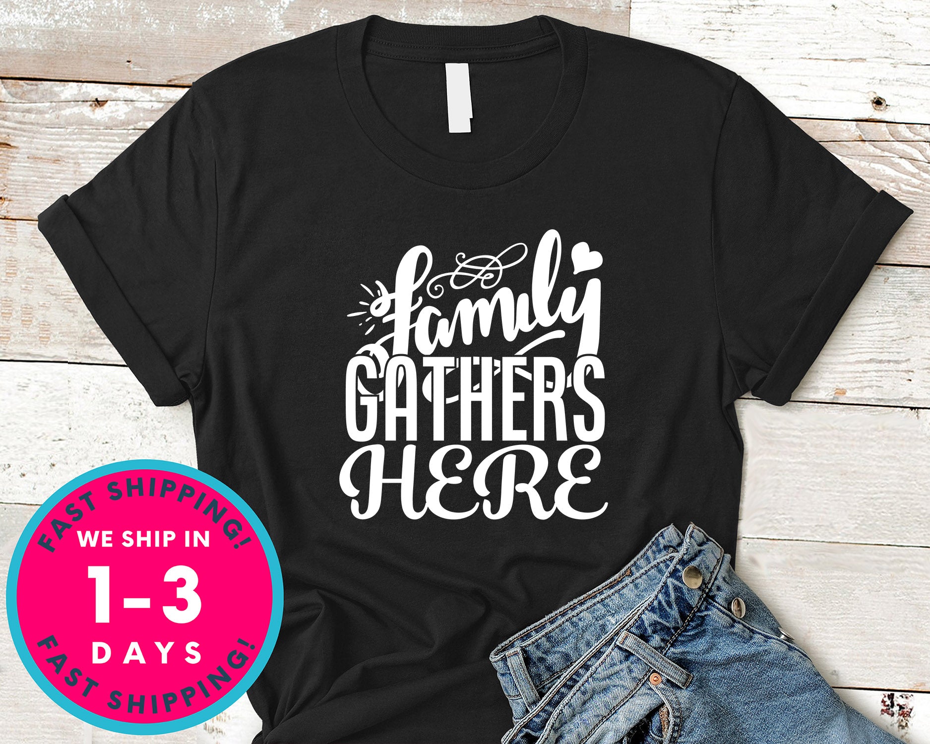 Family Gathers Here