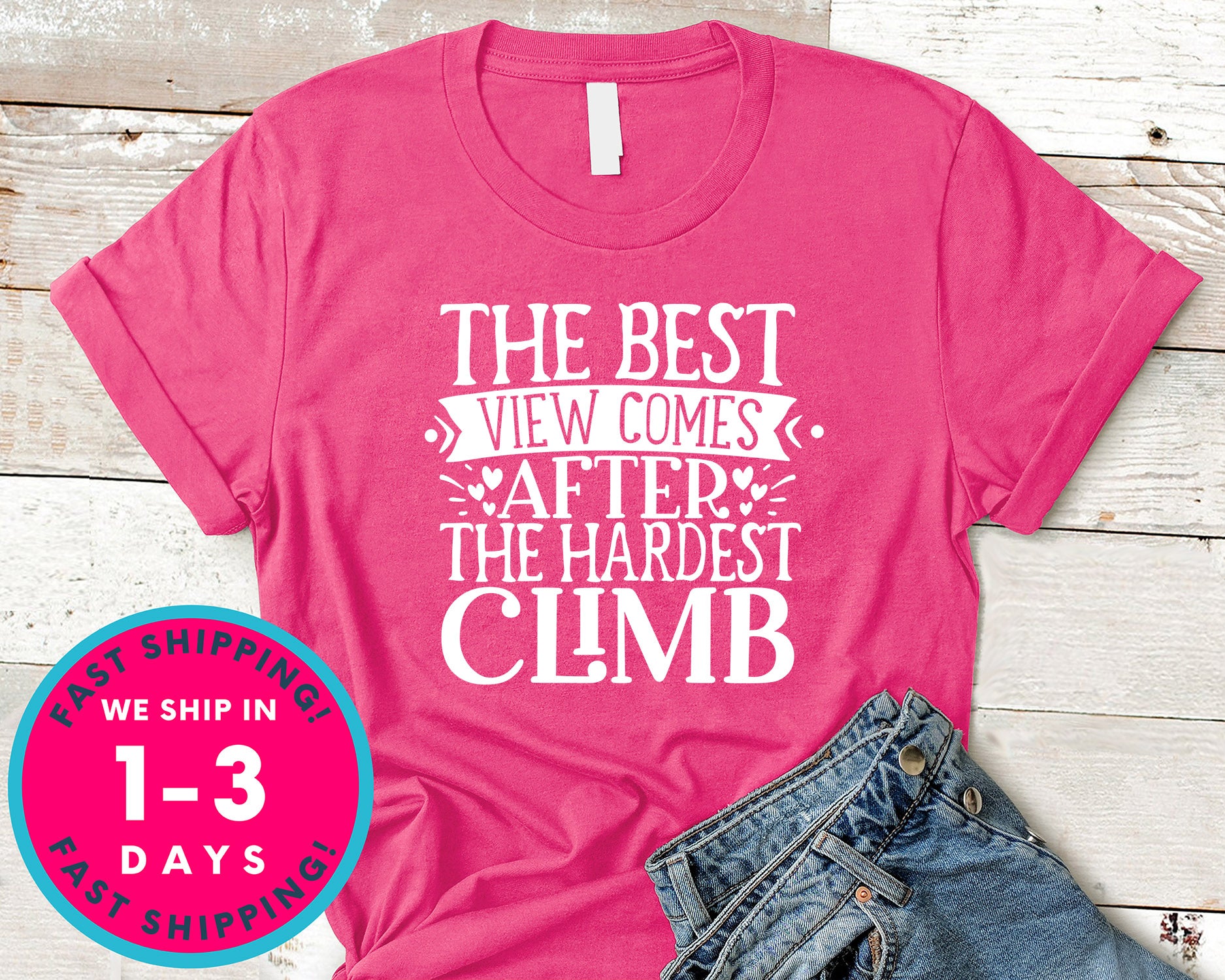 The Best View Comes After The Hardest Climb